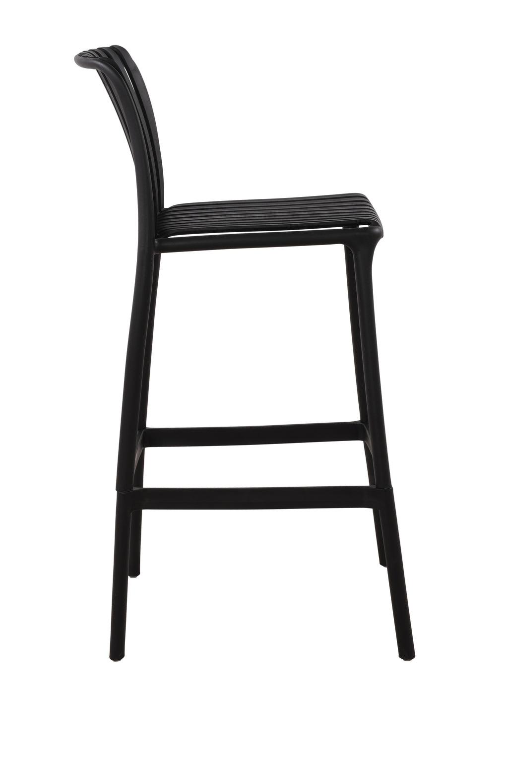 Chaise Bar Platique Noir F94