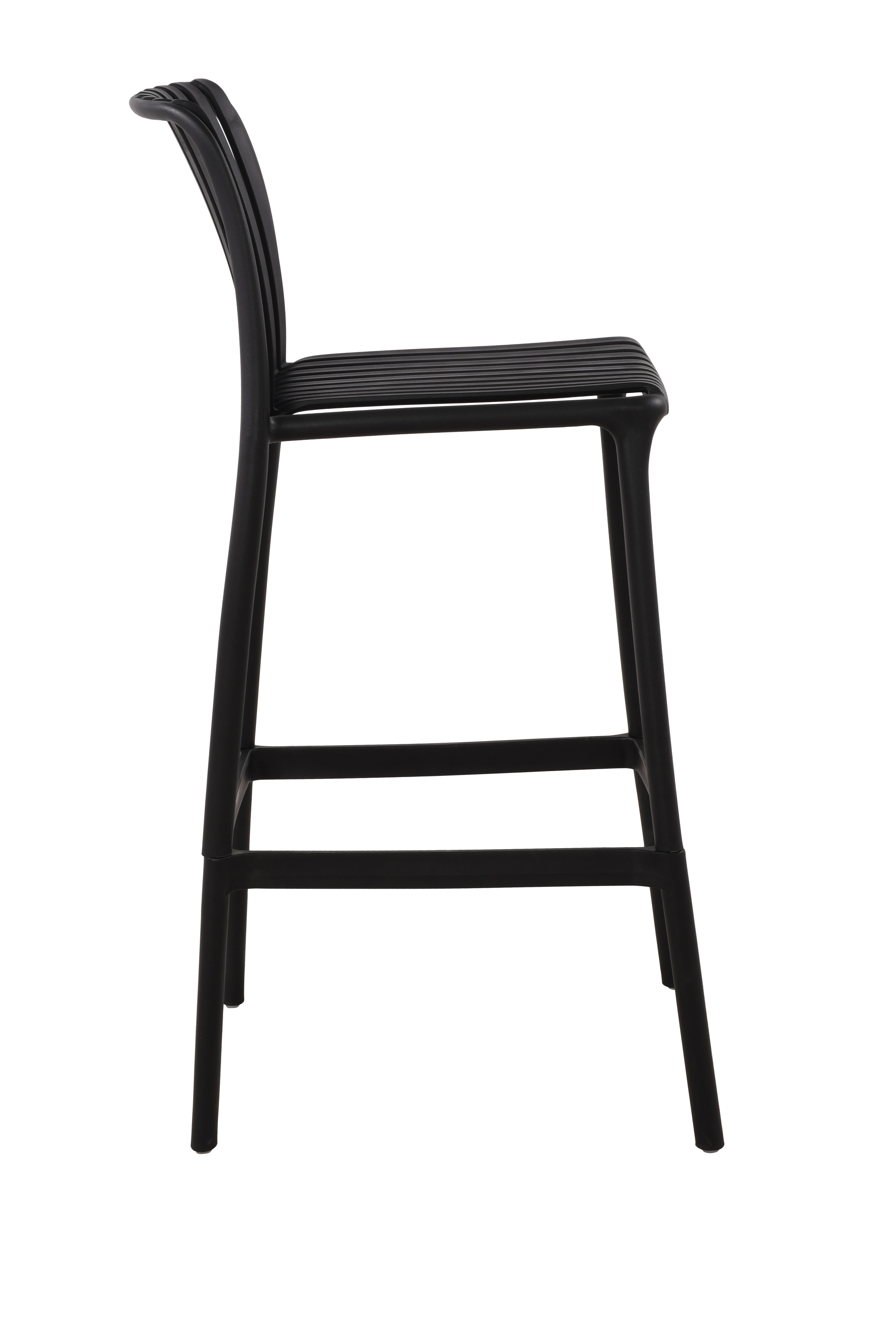 Chaise Bar Platique Noir F94