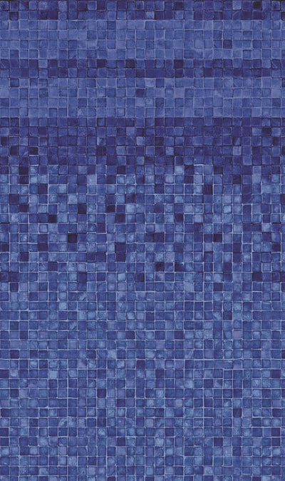 Toile Piscine Hors-Terre 15' x 52" Bleu Denali / Bleu Mosaïc STD-Bead 52" HG
