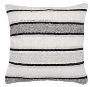Coussin Élément 18" x 18" Noir/Gris/Naturel