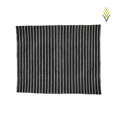 Tapis Graphite 9' x 12' Noir & Naturel