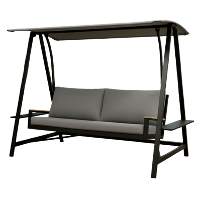 Balancelle Richport Noir Martelé F69 / Tissu S74